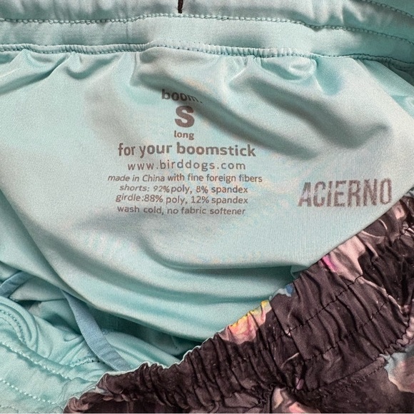 Birddogs Billy Wonkas Gym Shorts Lined 9" Elastic Waist Size Small Hybrid Short - Picture 7 of 8